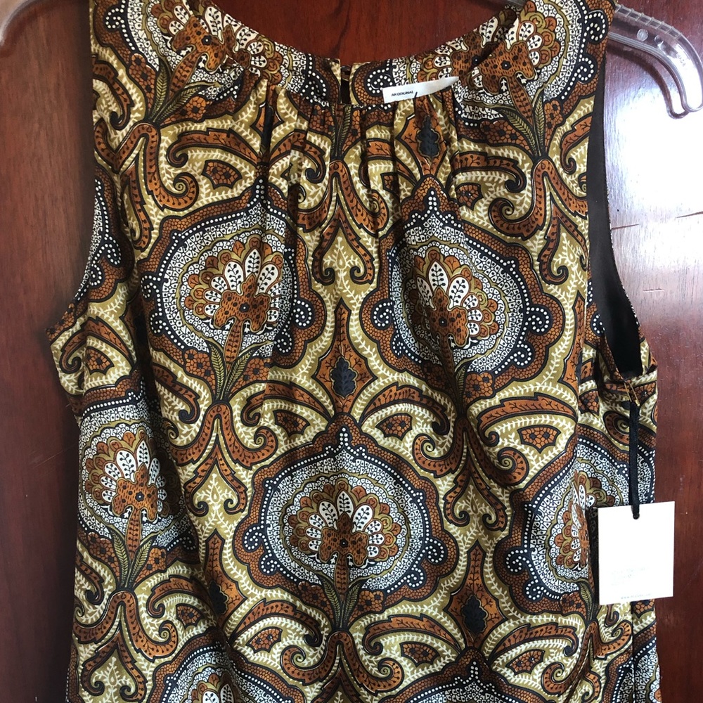 NWT Milly Paisley Shell Top